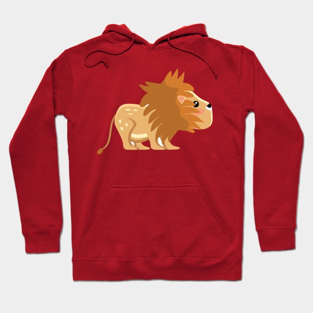 Baby Lion Hoodie by mrsmauve